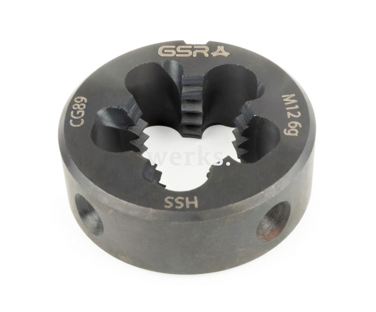 Плашка 25x9 B HSSE-VAP M 12 Silver Werks W.14554