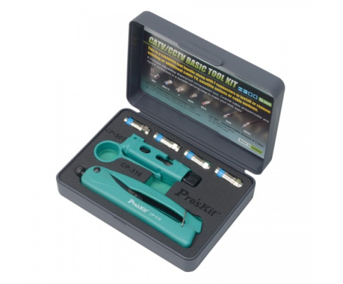 Набор инструментов для обслуживания телевизионных сетей ProsKit PK-5011