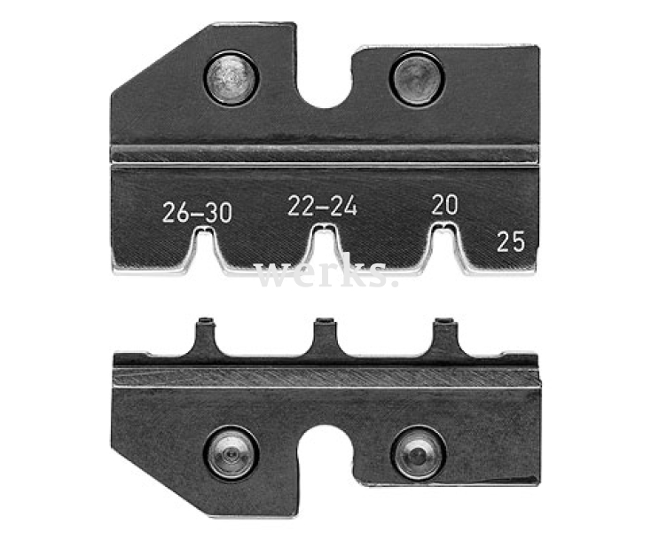 Плашка опрессовочная для разъемов Micro-Fit Knipex KN-974925