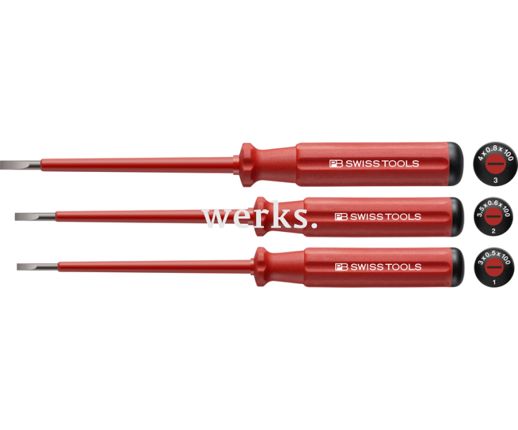 Набор шлицевых диэлектрических отверток PB Swiss Tools PB 5539 3 шт.
