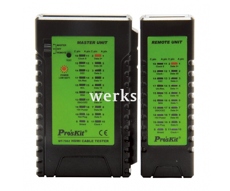 Тестер кабельный ProsKit MT-7062 для HDMI