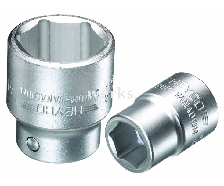 Торцовая головка 40-12 с канавкой под шарик 1/4" Heyco HE-00040031283