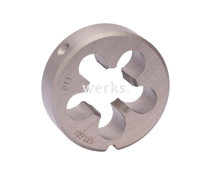 Плашка PG11-18 115CrV3 DINEN40430 45x14мм Bucovice Tools 213110BT