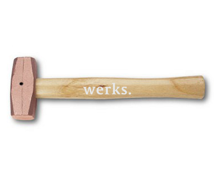 Кувалда с квадратным медным бойком USAG 390 U03900013 800 гр.