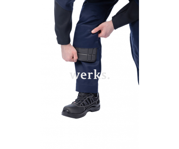 Комбинезон сварщика Brodeks FS58-01 т.синий/черный (S)