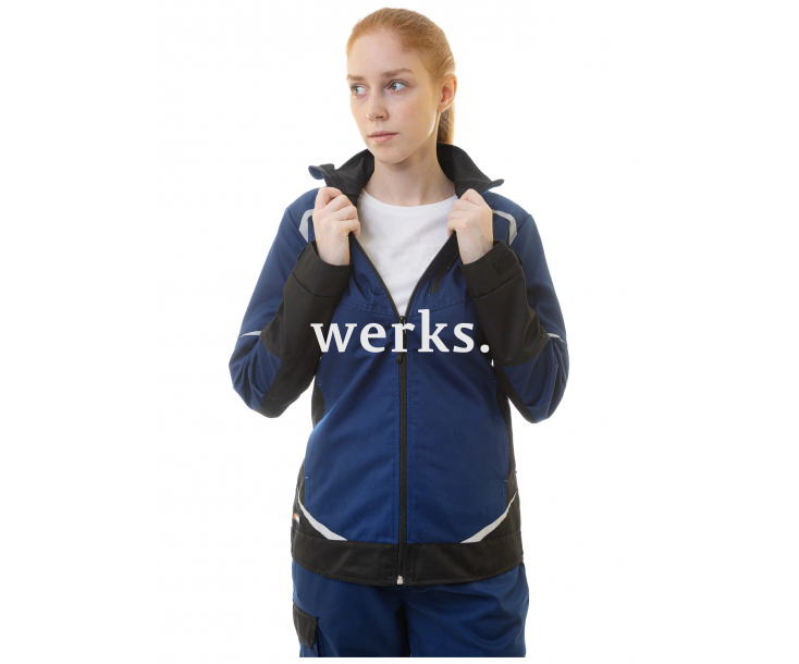 Женская рабочая куртка Brodeks KS228 синий/черный (L)