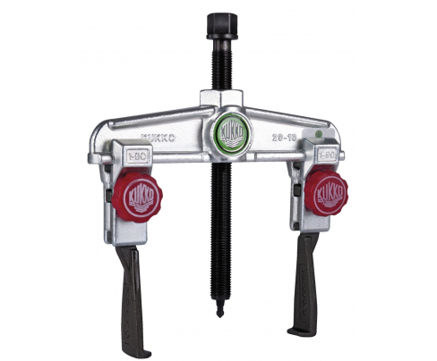 Универсальный двухзахватный съёмник с особо узкими, быстрорегулируемыми захватами KUKKO 20-10+S-T