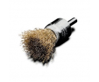 Щетка концевая латун. гофр. Ø22 мм Lessmann 453 751