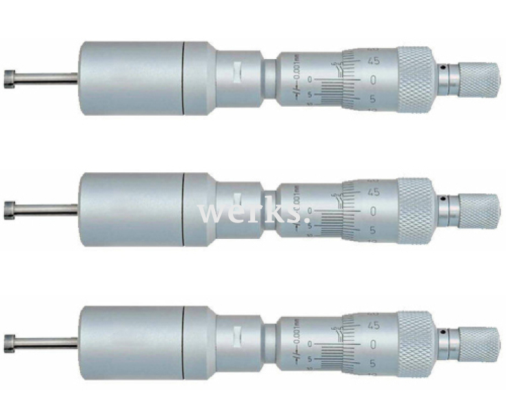 Набор нутромеров микрометрических двухточечных 3 шт Insize 3227-363