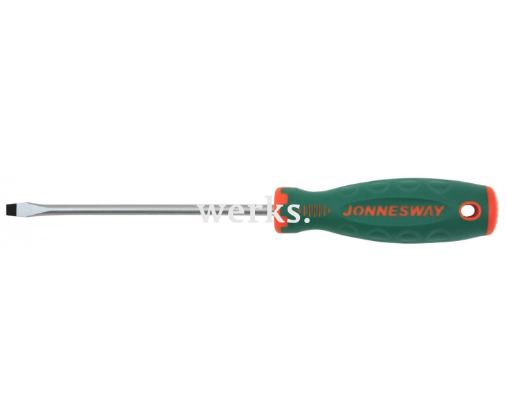 Отвертка шлицевая SL8 х 150 Jonnesway ANTI-SLIP GRIP D71S8150