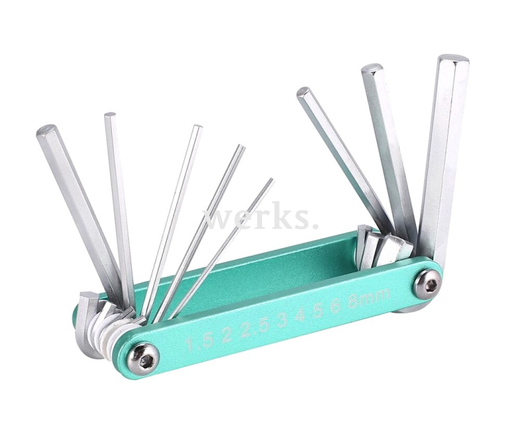 Набор штифтовых ключей HEX раскладной ProsKit HW-221M