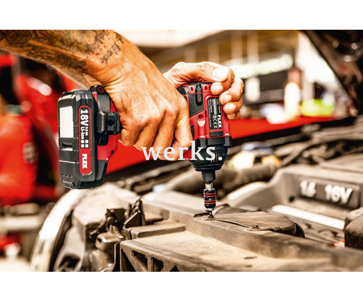 Двухскоростной аккумуляторный гайковерт 18 В ударный IW 1/2" 18.0-EC C Flex 491268