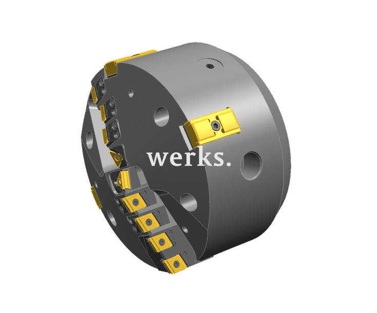 Сверлильная головка со сменными твердосплавными пластинами System BTA Type 43F Ø 199.00 – 368.99 мм Botek 512000104