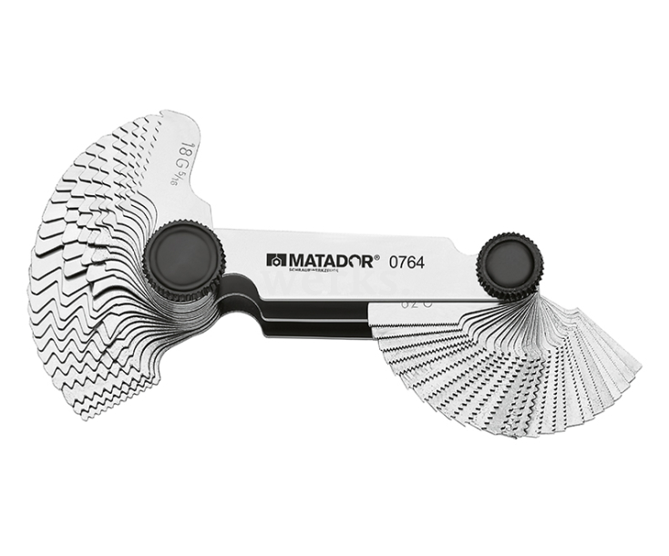 Резьбомер 0,25 - 6 мм Matador 07640001