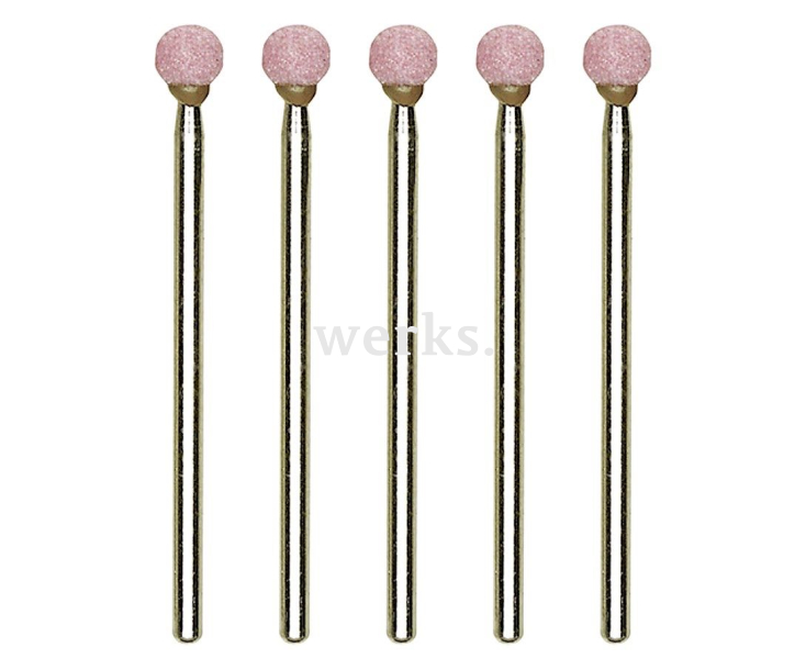 Насадки шлифовальные корундовые (сфера Ø 5 мм) Proxxon 28772 5 шт.