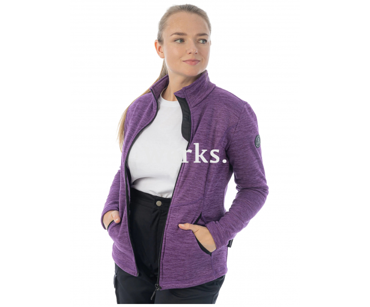 Женская толстовка флисовая Brodeks KS244 cation фиолетовый (S)