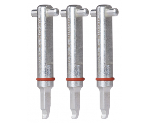 3 запасных захвата, широких, с кольцами KUKKO 70-011-S