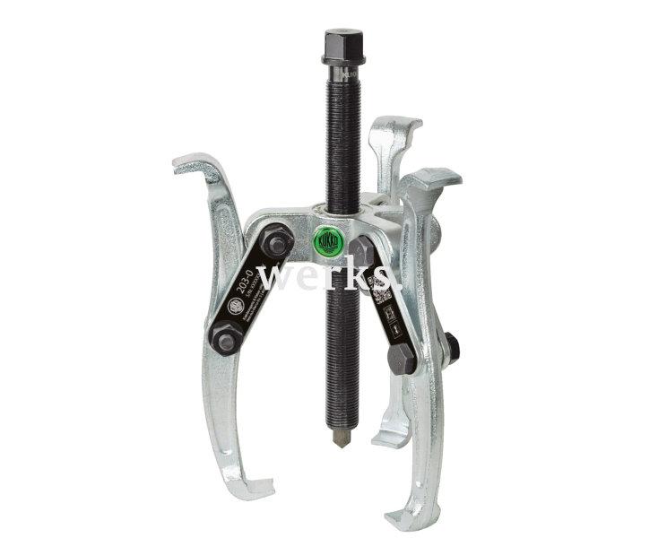 Универсальный трёхзахватный съёмник с разворотными захватами KUKKO 203-0