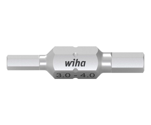 Бита двусторонняя шестигранная Wiha Standard HEX 3.0 х 4.0 х 30 мм 7413Z 43864 10 шт.