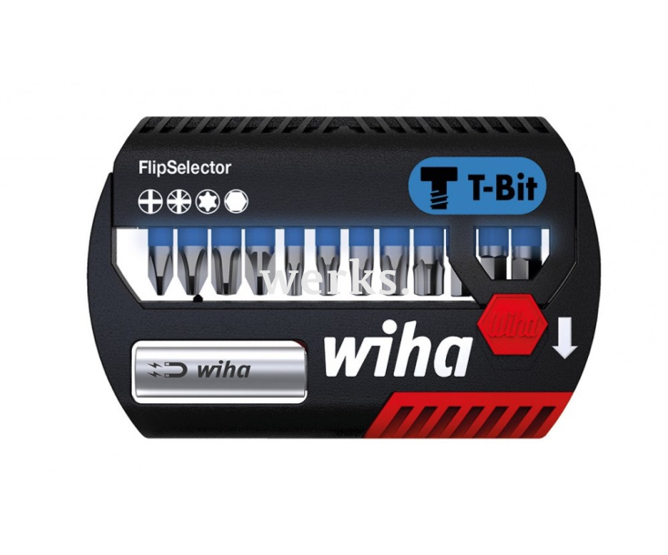 Набор с битами T-Bit PH PZ TX HEX Wiha FlipSelector SB 7947-T999 41826, 13 предметов