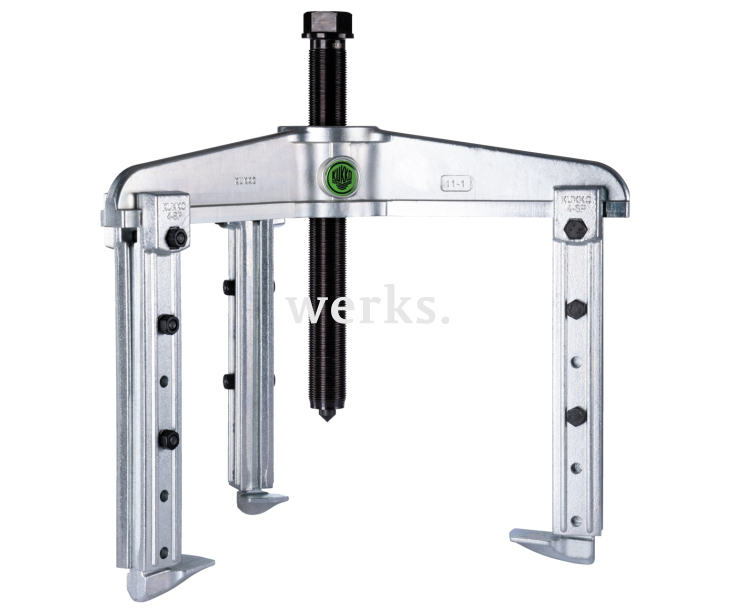 Трёхзахватный съёмник с регулировкой глубины фиксации KUKKO 11-0-AV