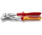Клещи переставные-гаечный ключ VDE Knipex KN-8606250SB хромированные в блистере