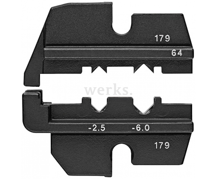 Плашка опрессовочная для штекера типа ABS Knipex KN-974964