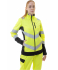 Женская сигнальная куртка Brodeks KS229 желтый/черный (XL)
