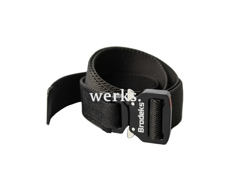 Ремень Brodeks KM102+ stretch черный 140см (140 см)