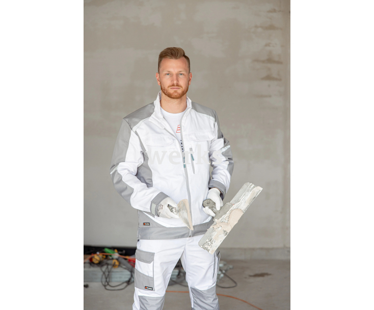 Брюки Brodeks KS302 белый/серый (52)