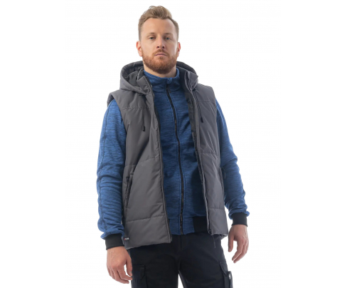 Жилет утепленный Brodeks KW112 серый (XXL)