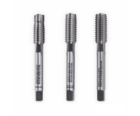 Метчики ручные HSSE-V3 DIN 352 6H М 10 набор (3 шт) для титановых сплавов GSR B09407230