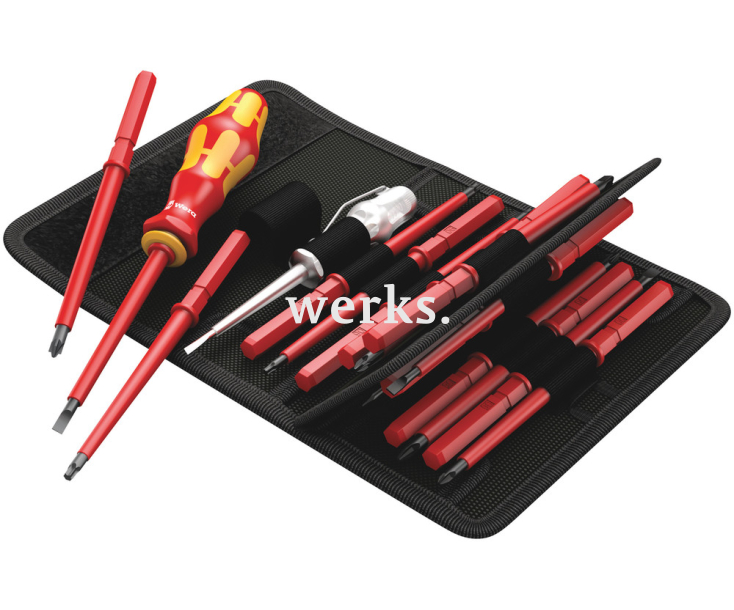 Набор отверток PH PZ PZ/S TORX SL Wera Kraftform Kompakt VDE 60 i/65 i/67 I/16 WE-003474 изолированных