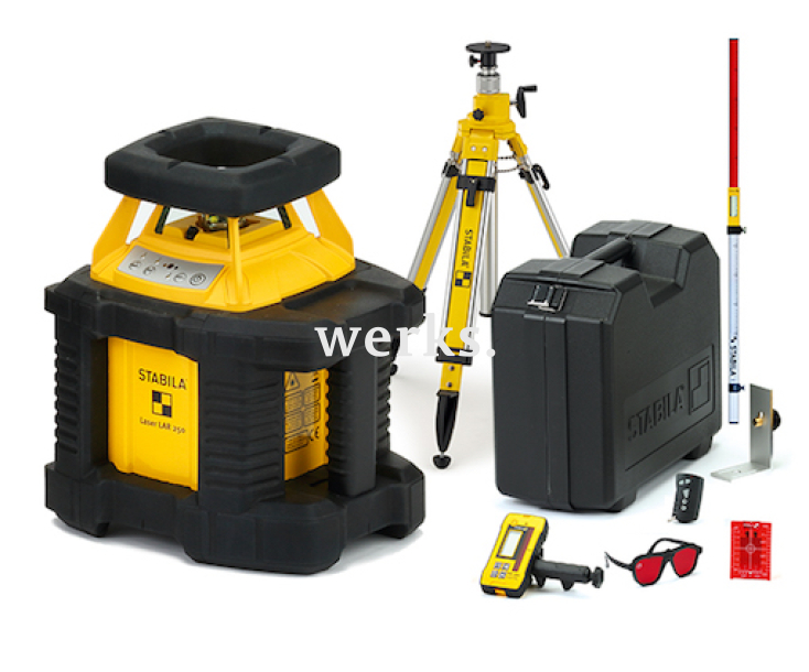 Нивелир лазерный ротационный LAR 250 Complete Set Stabila 17203