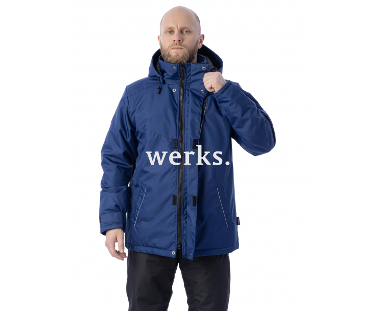 Зимняя куртка Brodeks KW210 темно-синий (L)