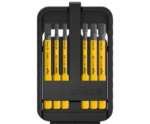 Набор бит Wiha Power slimBit electric SL HEX 2831 44107 6 предметов