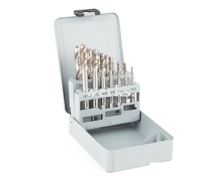 Набор машинных метчиков С/RSP35° HSS-G DIN371/376 M3-M10/M12 14 предметов GSR 08303018
