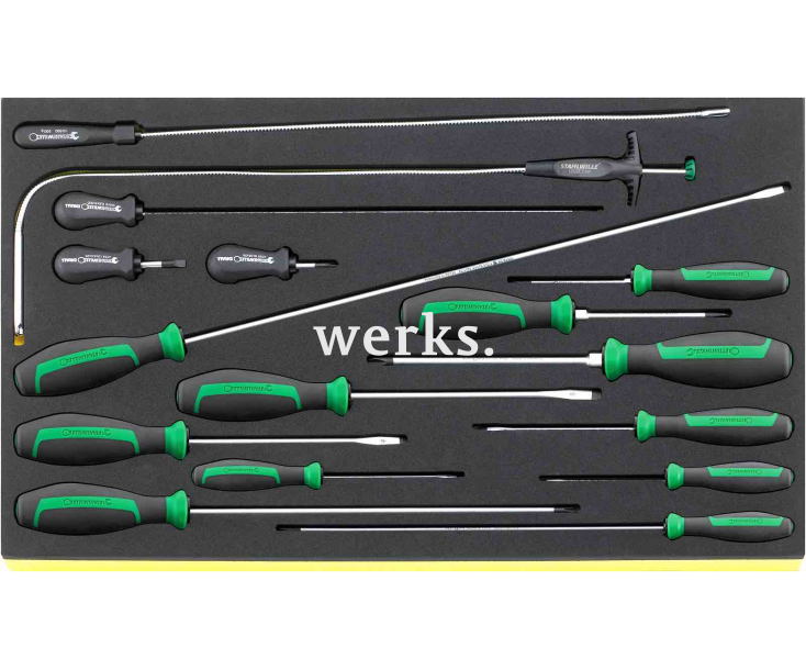 Набор отверток SL PH DRALL+ TCS 4621/4734/16, 16 предметов Stahlwille 96832098