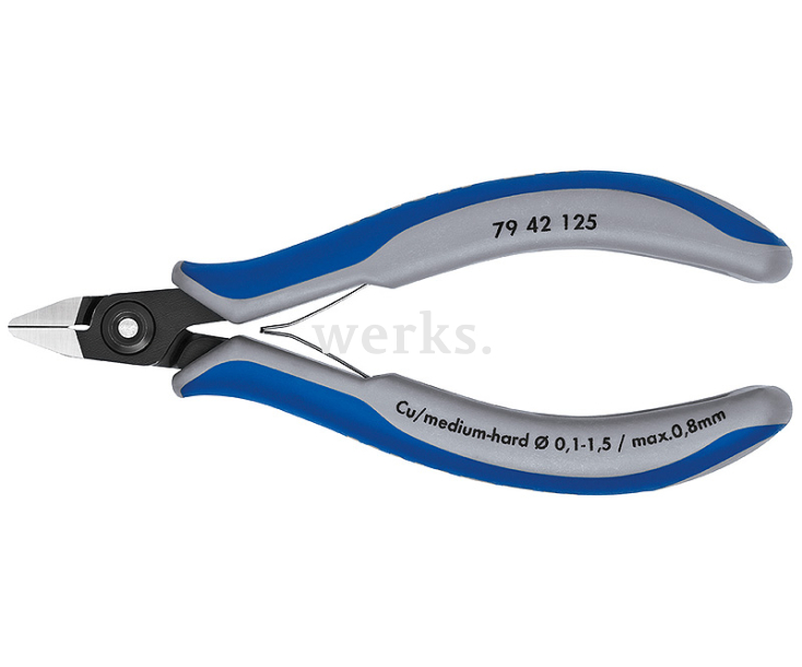 Прецизионные кусачки боковые для электроники Knipex KN-7952125