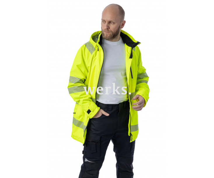 Летняя сигнальная куртка-парка Brodeks KS 223 желтый (XS)