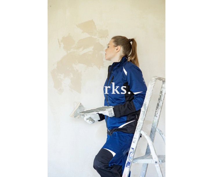 Женские рабочие брюки Brodeks KS328 синий/черный (52)