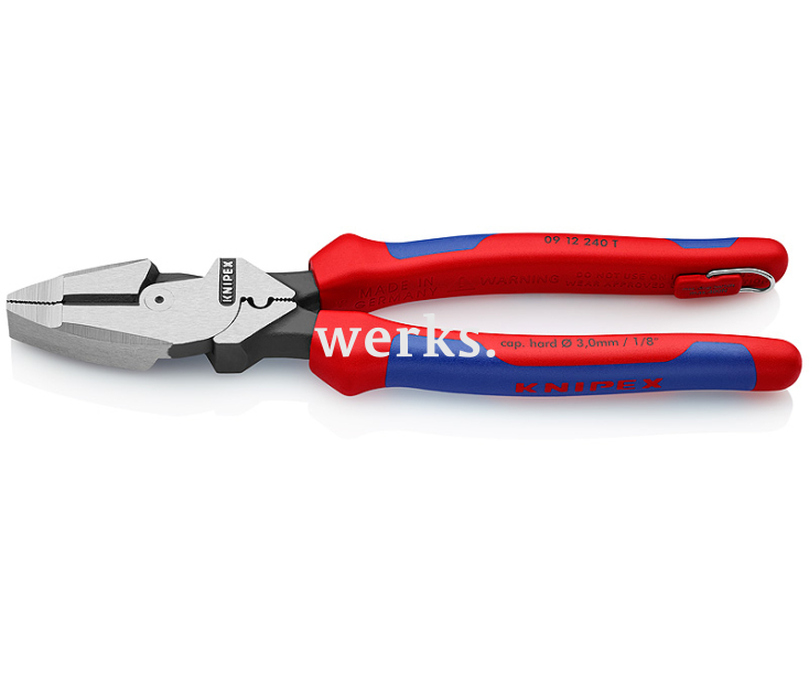Плоскогубцы электромонтера со страховочным креплением Knipex KN-0912240T