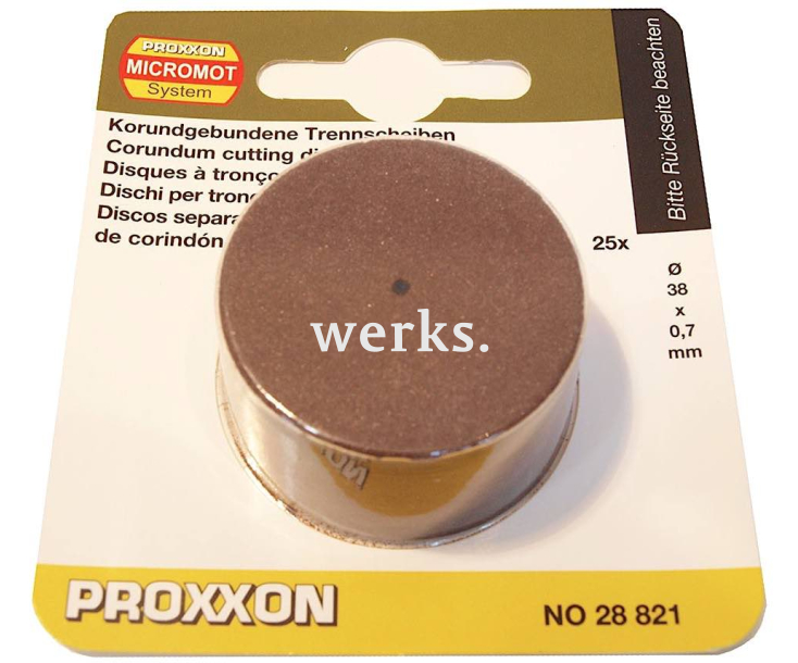Отрезные диски корундовые Proxxon Ø 38 мм 28821 25 шт.