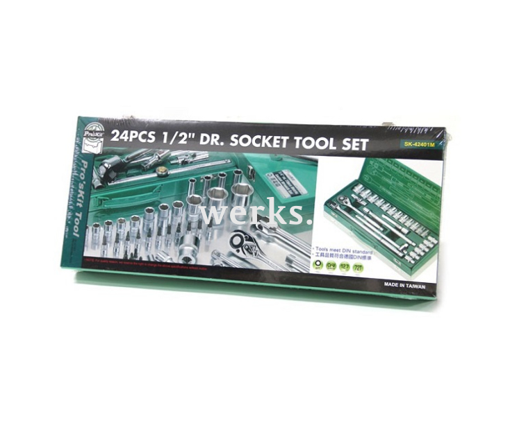 Набор торцовых насадок 1/2" ProsKit SK-42401M