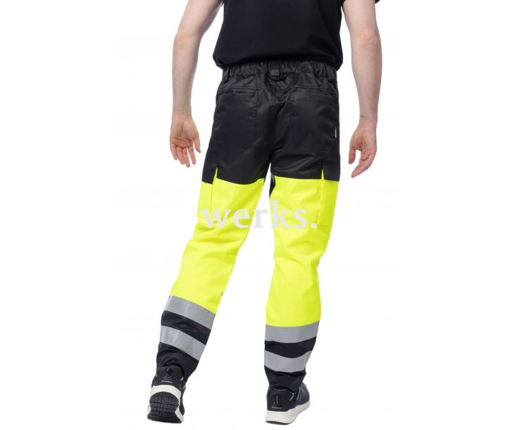 Сигнальные брюки Brodeks KS313 желтый/черный (46)
