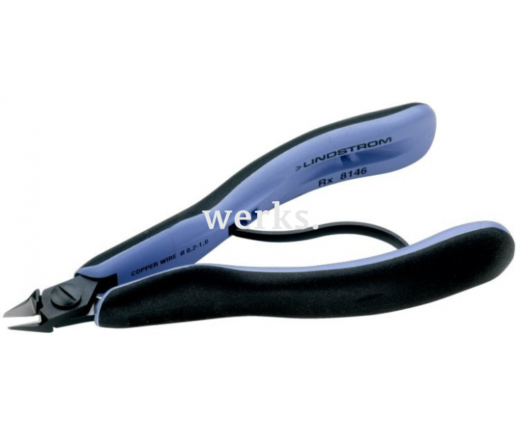 Кусачки с зауженной тонкой головкой 135.5мм 0,2-1мм Micro Lindstrom RX 8146