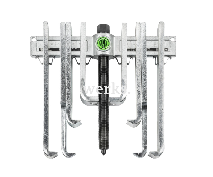 Набор съёмников с захватами различной длины, для мастерских и ремонта сельхозтехники KUKKO 200-U