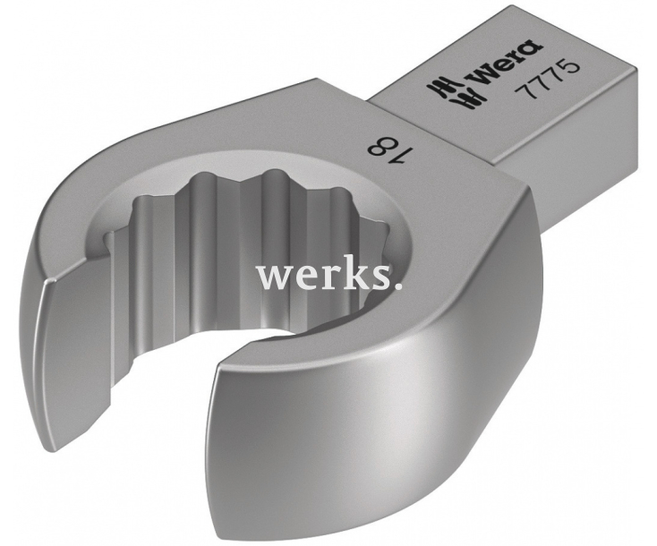 Насадка-накидной ключ с прорезью 19 мм Wera 7775 WE-078657