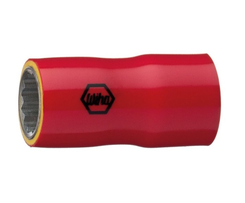 Торцевая головка шестигранная 22 мм изолированная VDE 1/2"  Wiha 7208N 36691