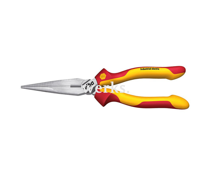 Плоскокруглогубцы Wiha Industrial Electric Z 05 0 09 33178 с режущей кромкой